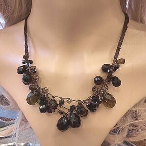 Cut Glass Necklace  